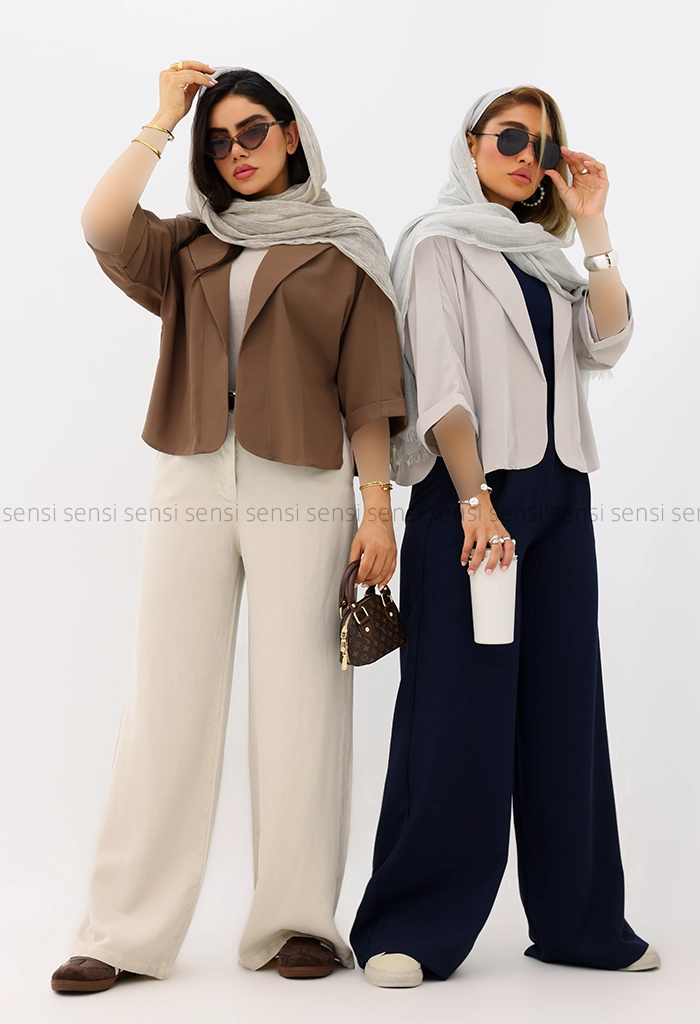 کت ژاکلین آستین کوتاه کد1005970